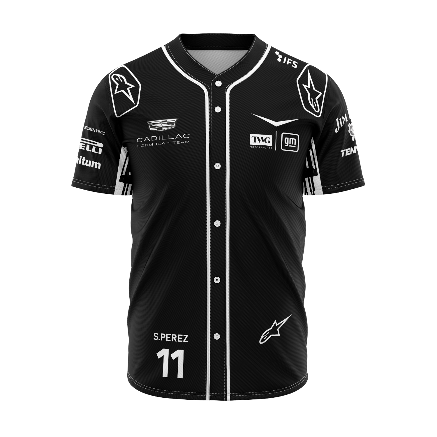 Beisbolera Cadillac checo negra 2026