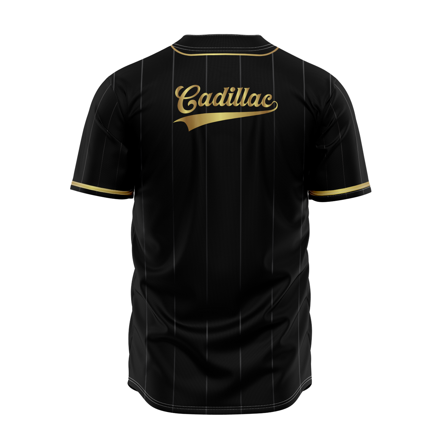 Beisbolera Cadillac Negra y Dorada