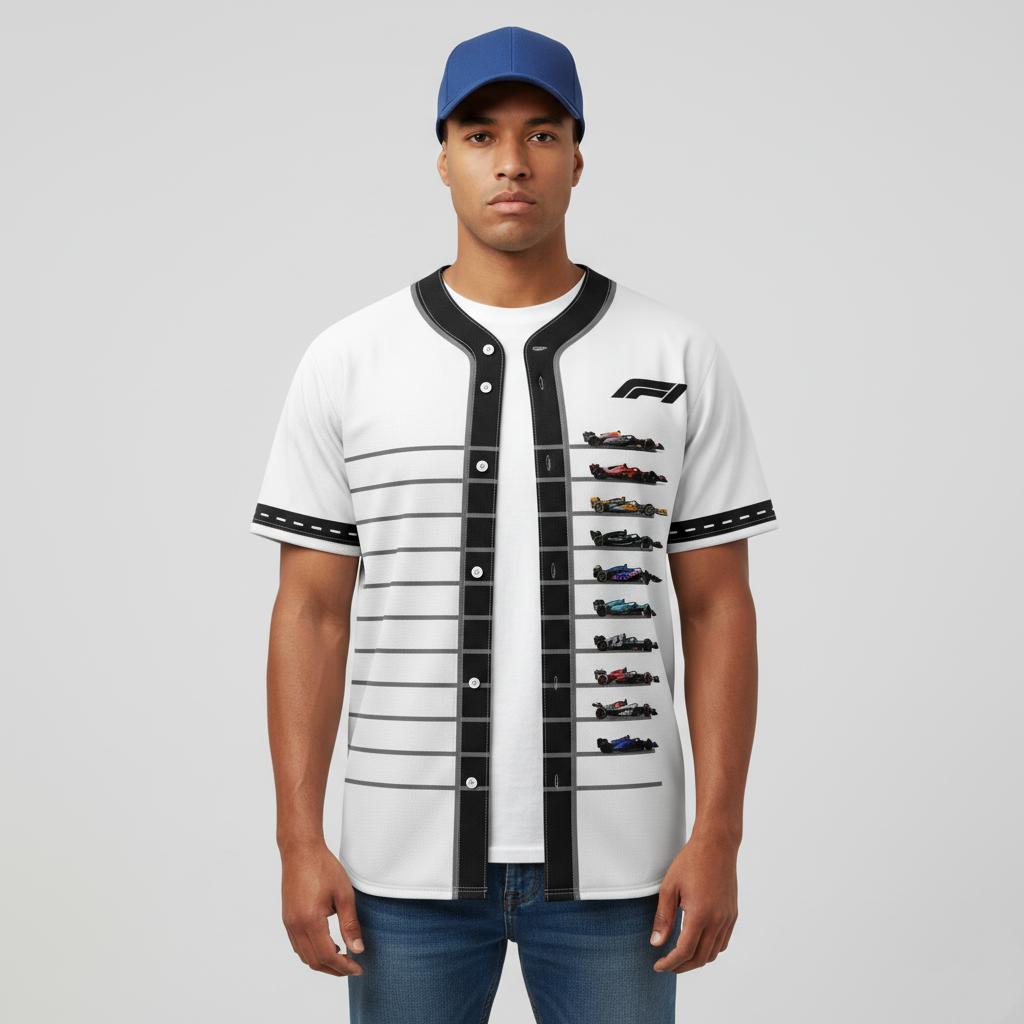 Beisbolera Formula 1 Blanca