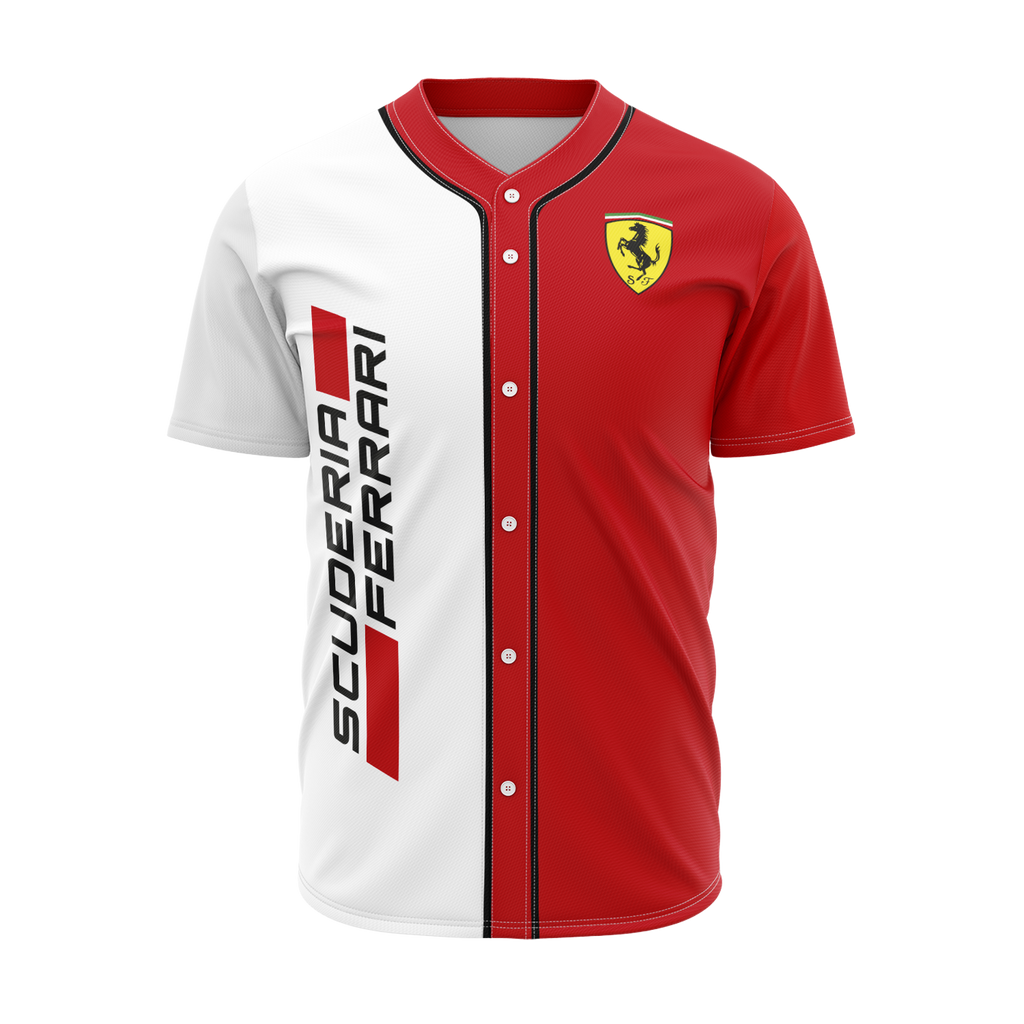 Beisbolera Ferrari Blanca y Roja