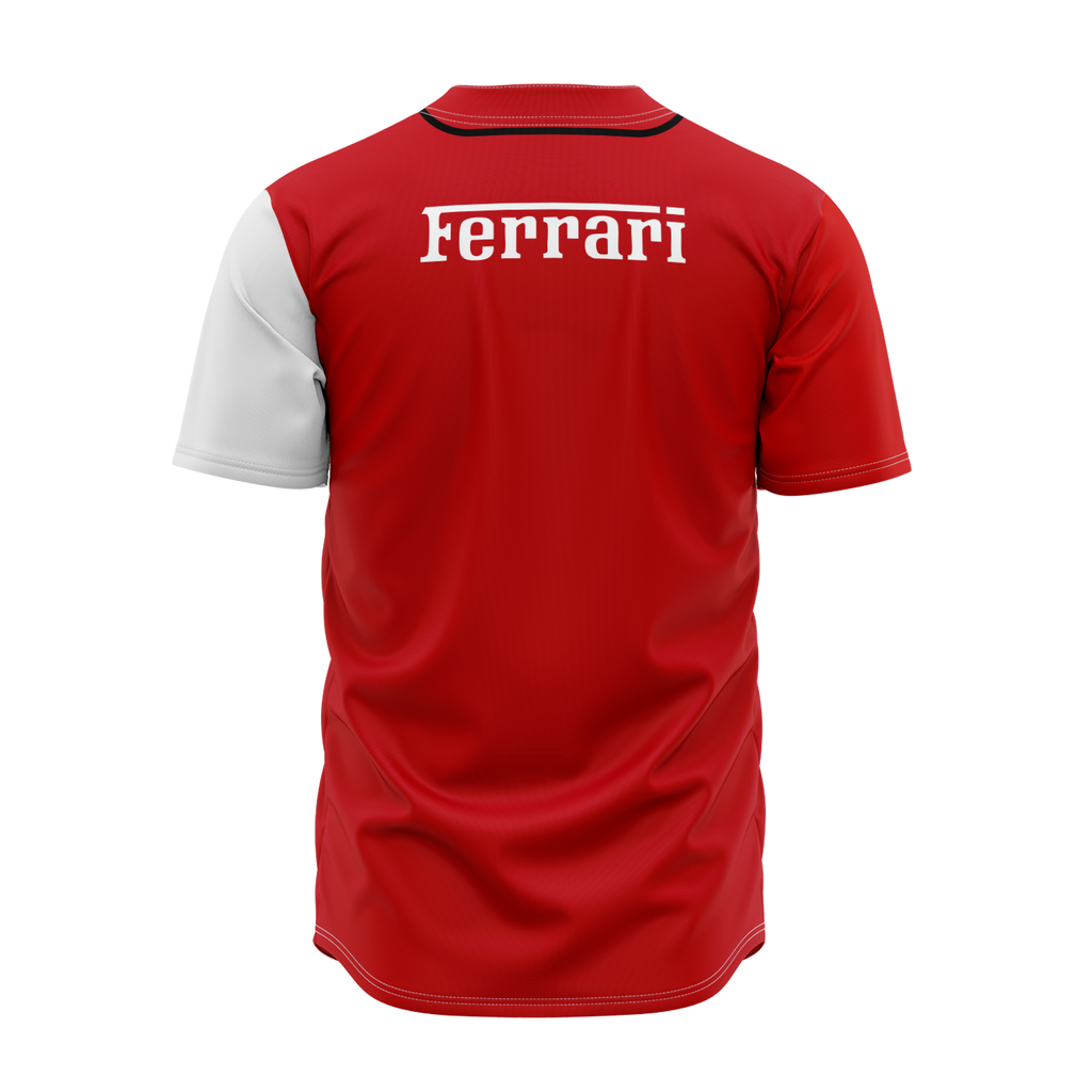 Beisbolera Ferrari Blanca y Roja