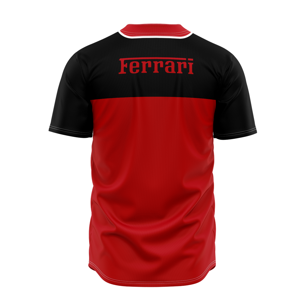 Beisbolera Ferrari Roja y Negra