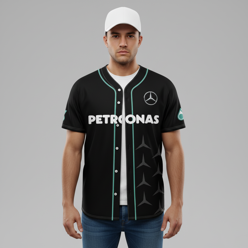 Beisbolera Mercedes Benz Negra