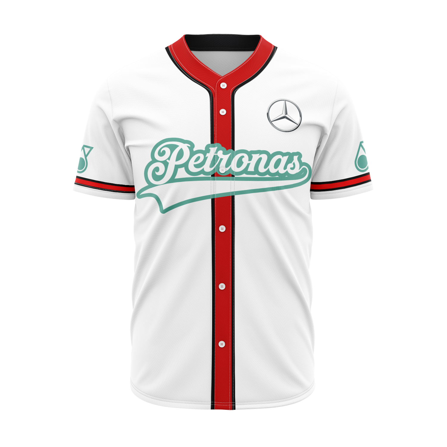 Beisbolera Mercedes Benz Blanca