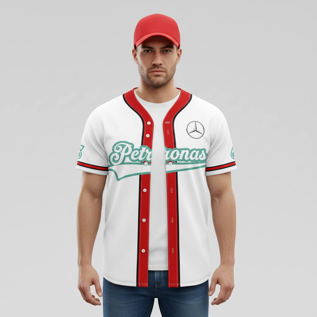 Beisbolera Mercedes Benz Blanca