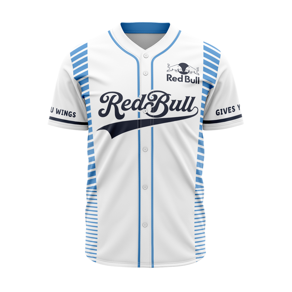 Beisbolera RedBull Blanca y Azul