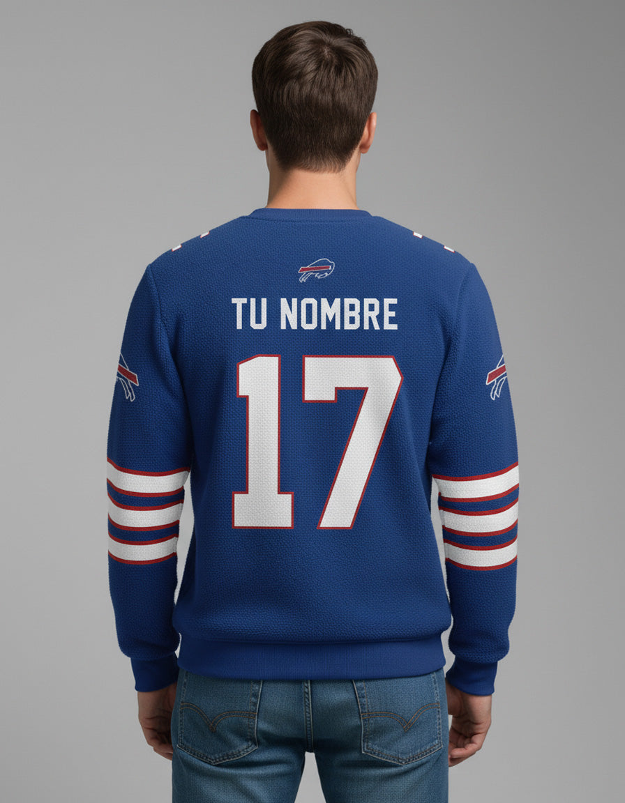 Sudadera NFL Bills de Bufalo PERSONALIZADA