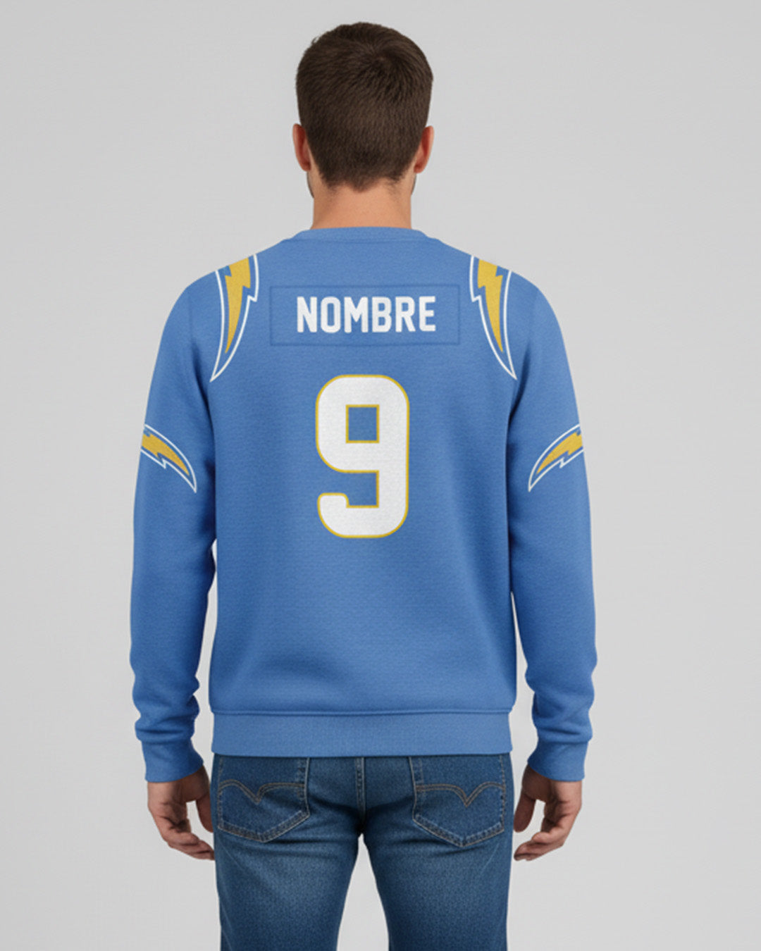 Sudadera NFL Los Angeles Chargers PERSONALIZADA