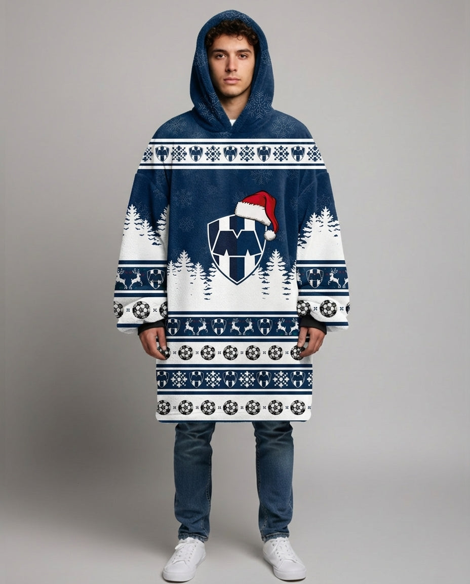 Sudaderota Rayados de Monterrey Navideña