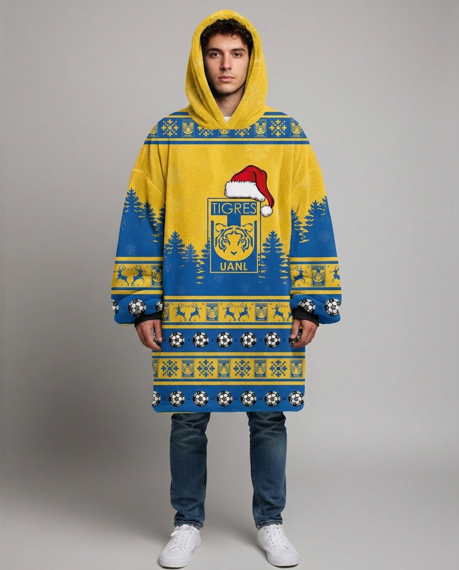 Sudaderota Tigres Navideña