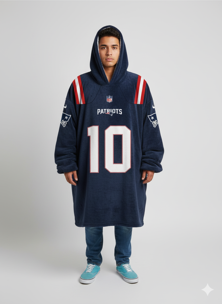 Sudadera NFL Patriotas de Nueva Inglaterra PERSONALIZADA