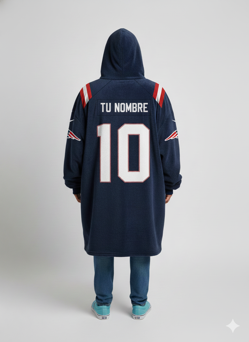 Sudadera NFL Patriotas de Nueva Inglaterra PERSONALIZADA