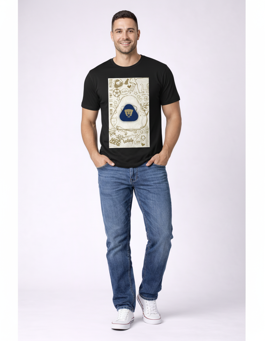 Playera Pumas algodón 5