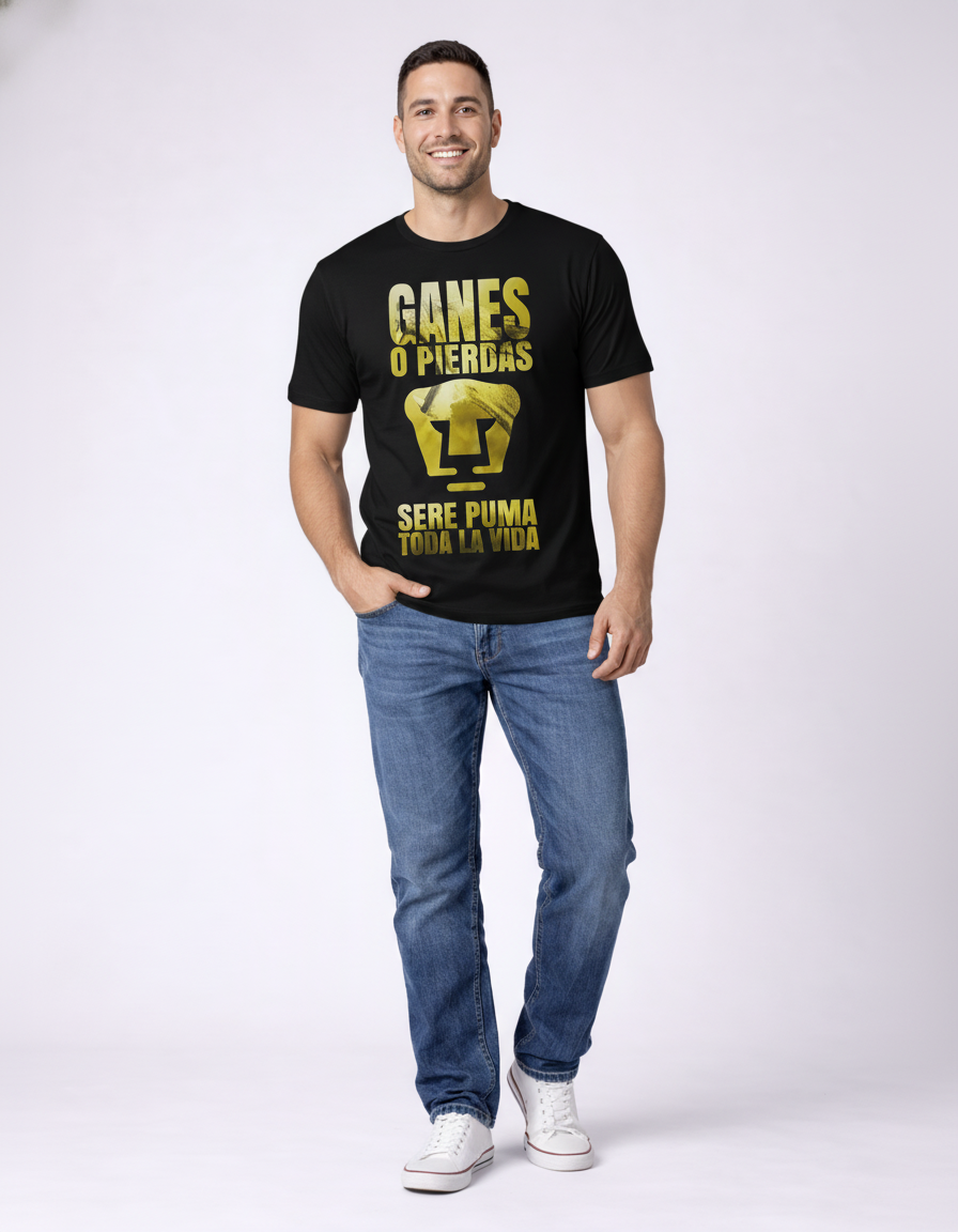 Playera Pumas algodón 6