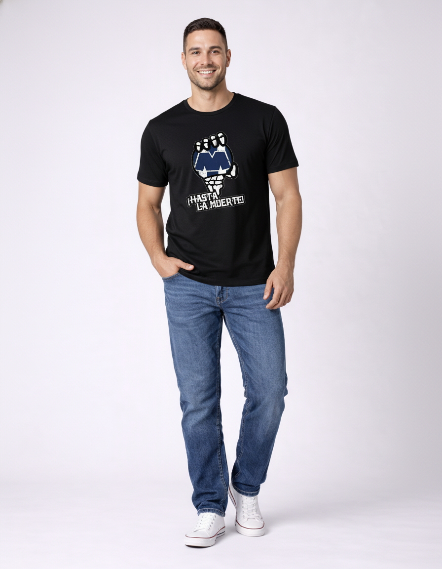 Playera Monterrey Rayados algodón 1