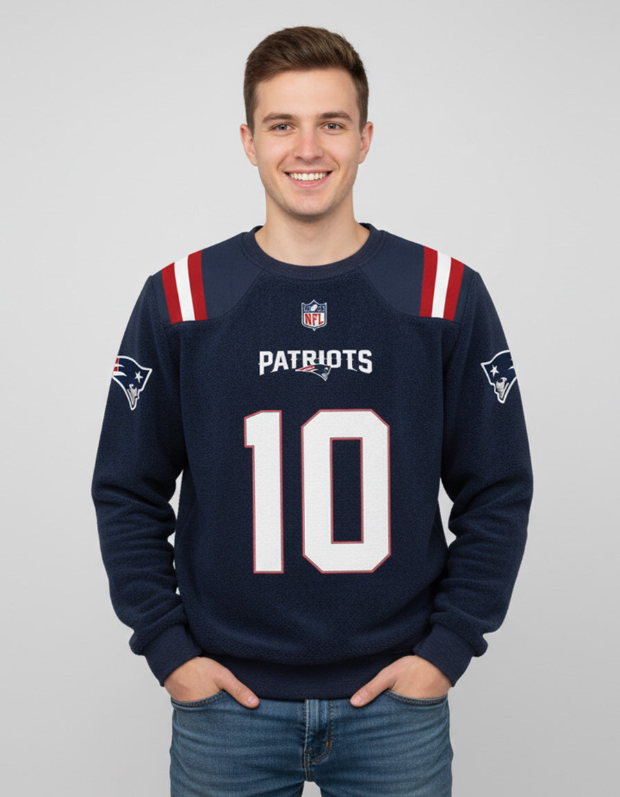 Sudadera NFL Patriotas de Nueva Inglaterra PERSONALIZADA