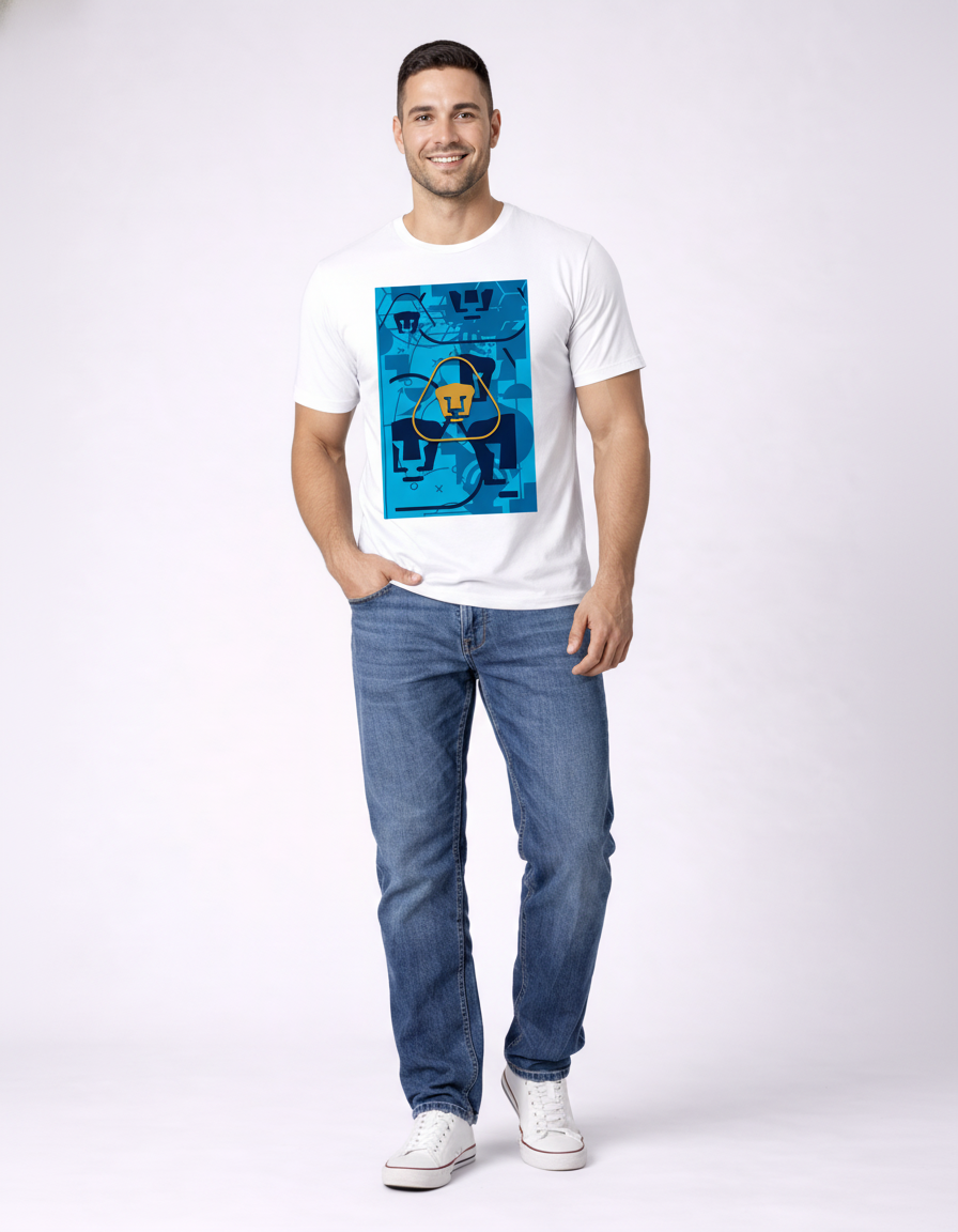 Playera Pumas algodón 4