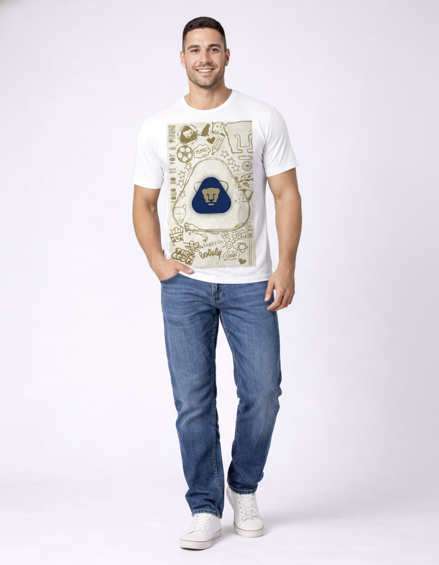Playera Pumas algodón 5