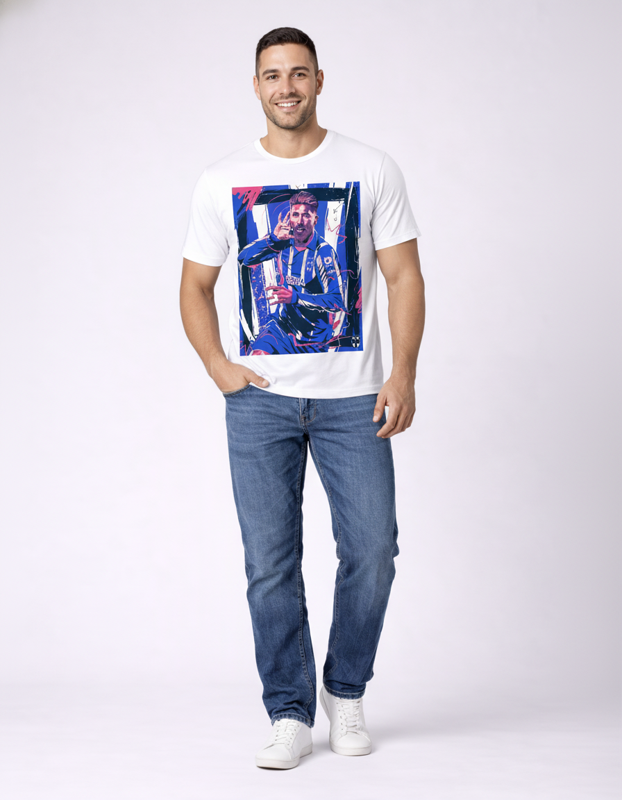 Playera Monterrey Rayados algodón 2