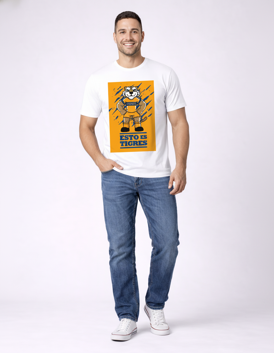 Playera Tigres algodón 2