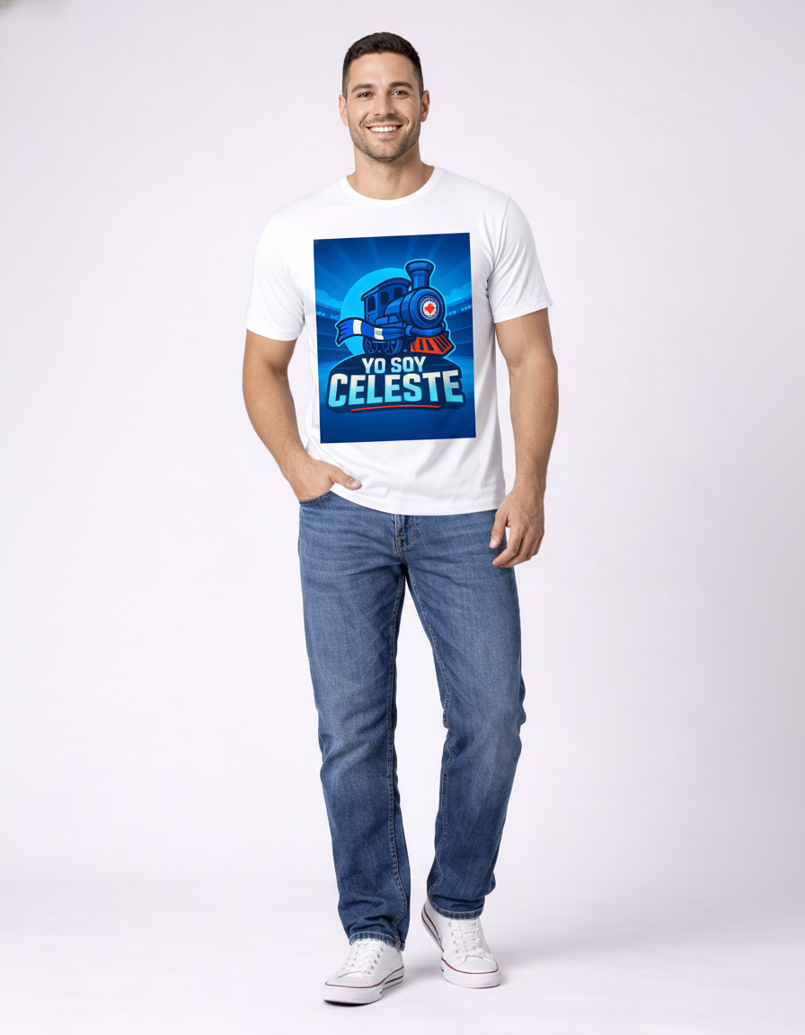 Playera Cruz Azul algodón 1