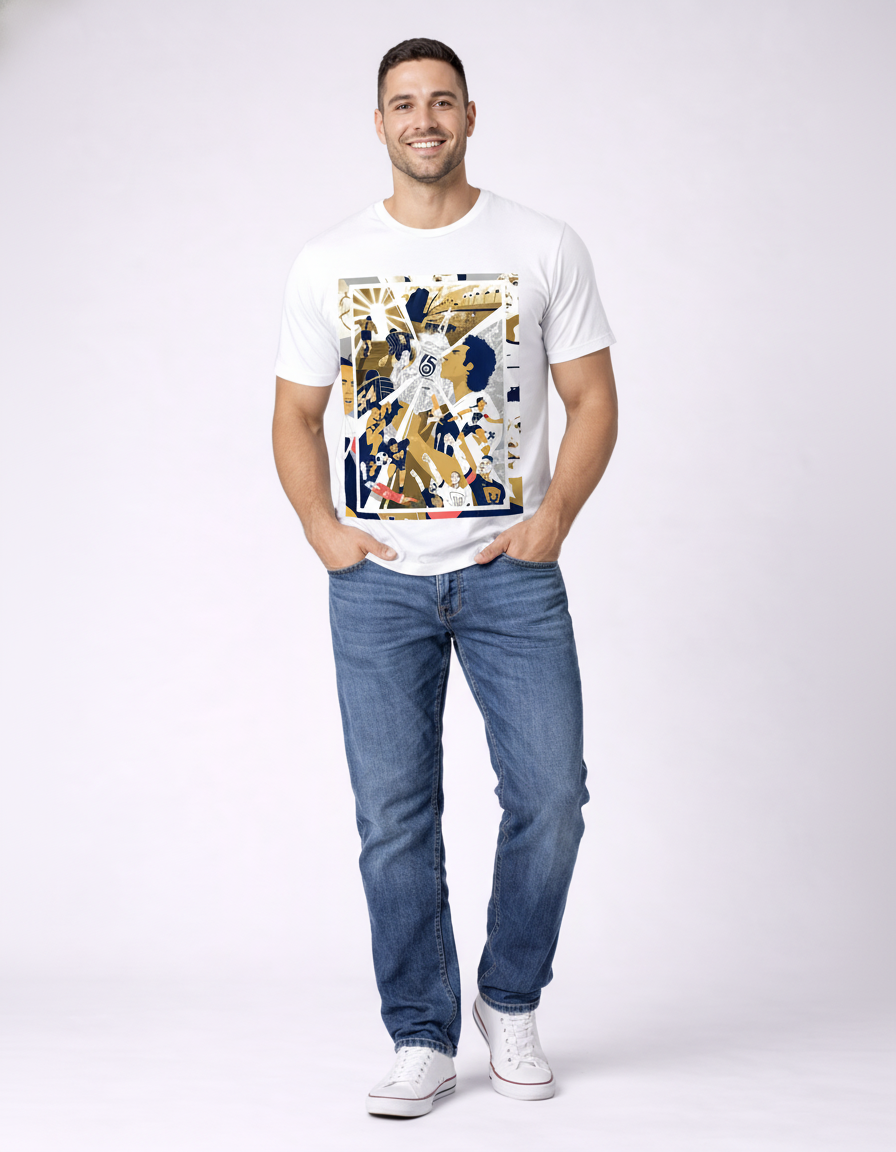 Playera Pumas algodón 2
