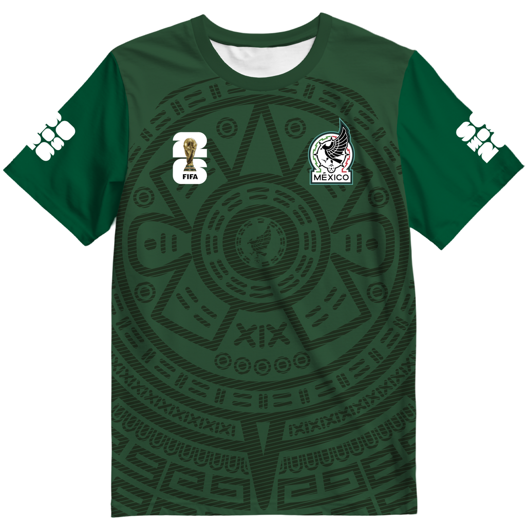 Playera México Mundial Local (con tu nombre y numero)