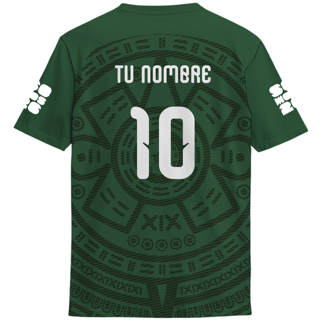 Playera México Mundial Local (con tu nombre y numero)