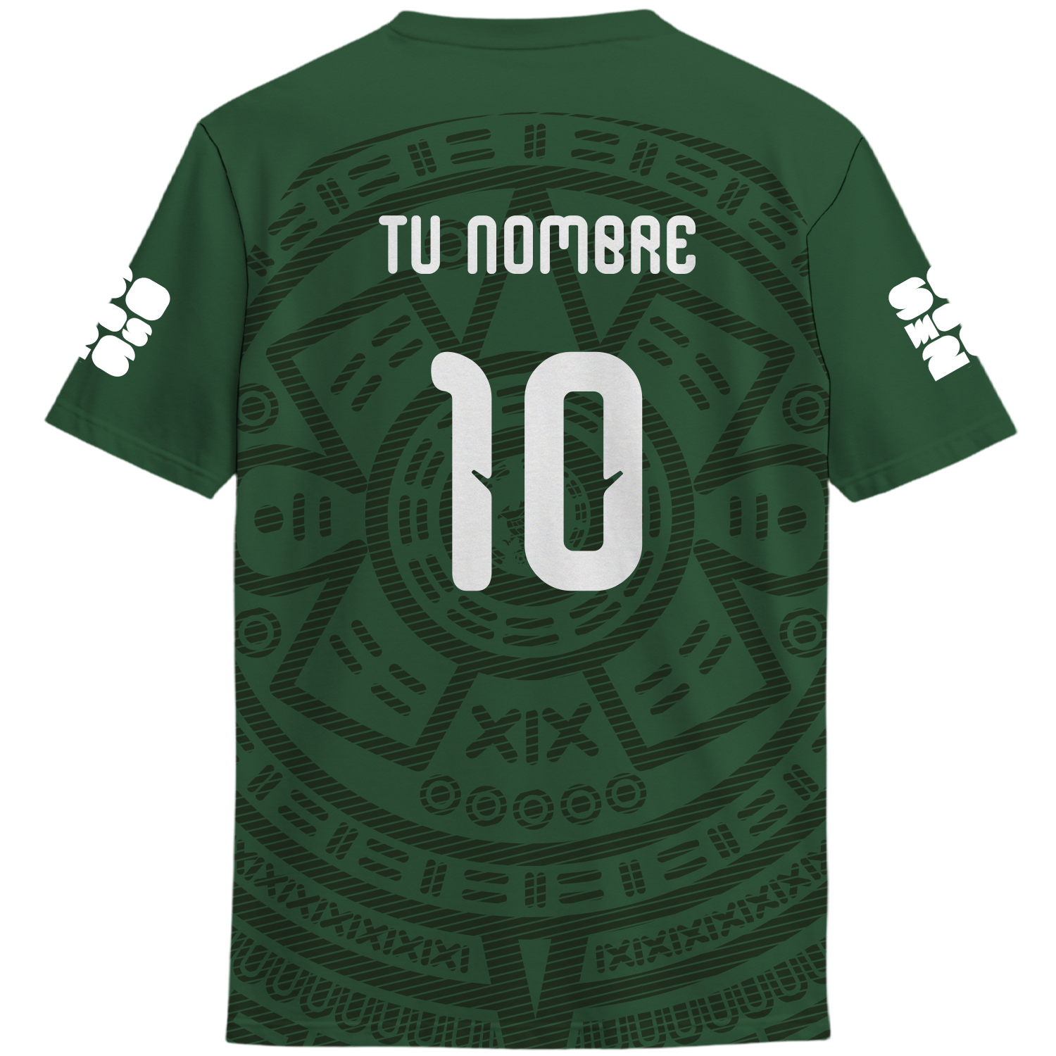 Playera México Mundial Local (con tu nombre y numero)