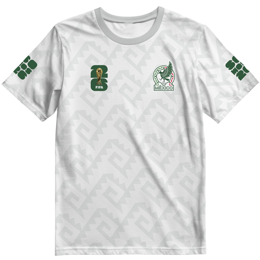 Playera México Mundial Visitante (con tu nombre y numero)