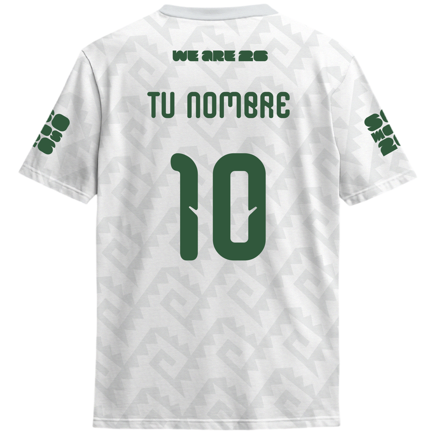 Playera México Mundial Visitante (con tu nombre y numero)