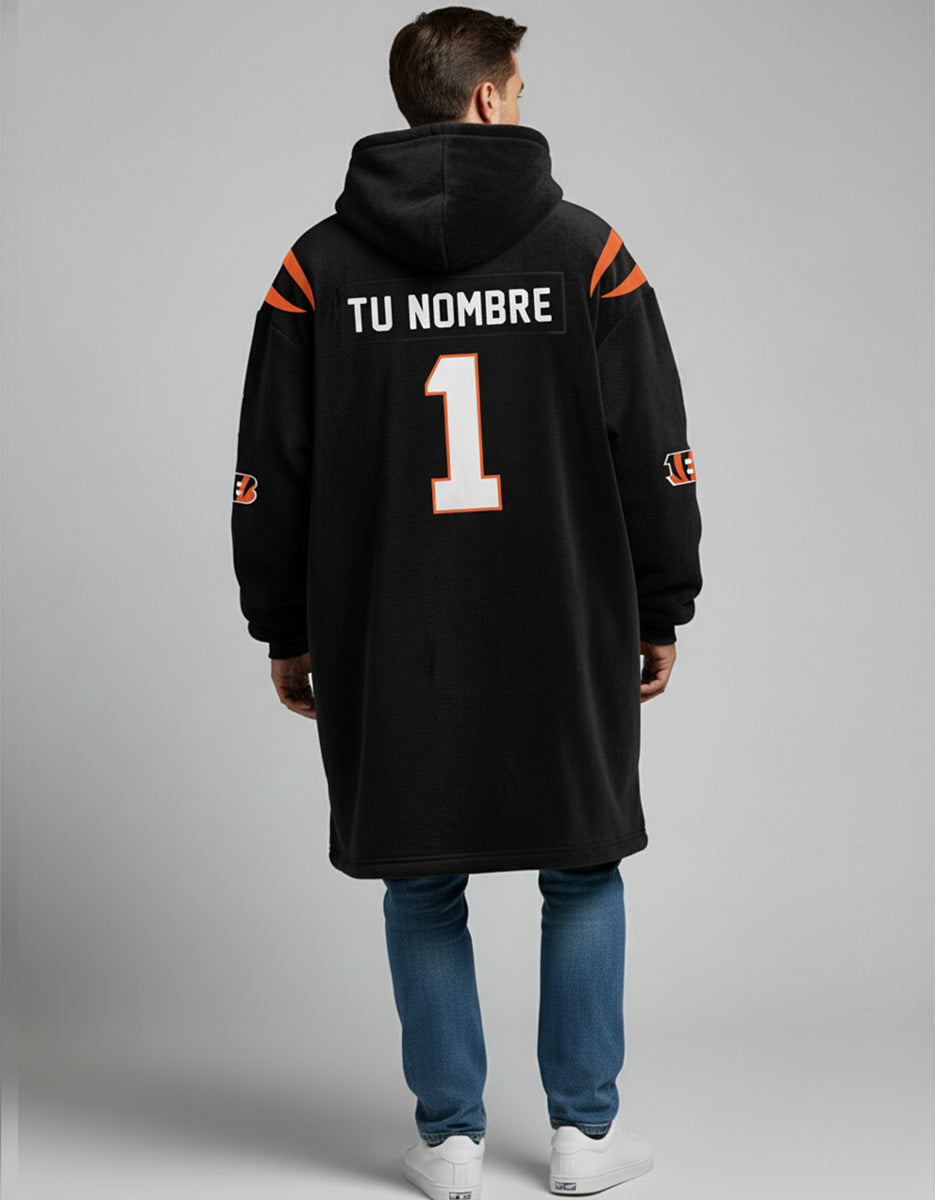 Sudaderota NFL Cincinnati Bengals PERSONALIZADA