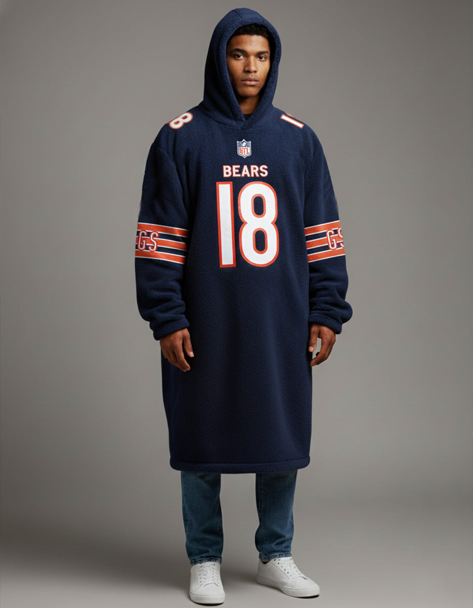 Sudaderota NFL Chicago Bears PERSONALIZADA