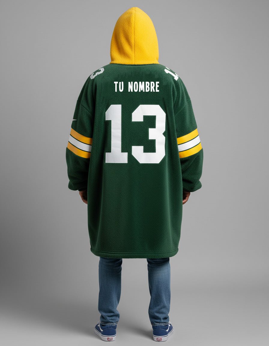 Sudadera NFL Greenbay PERSONALIZADA