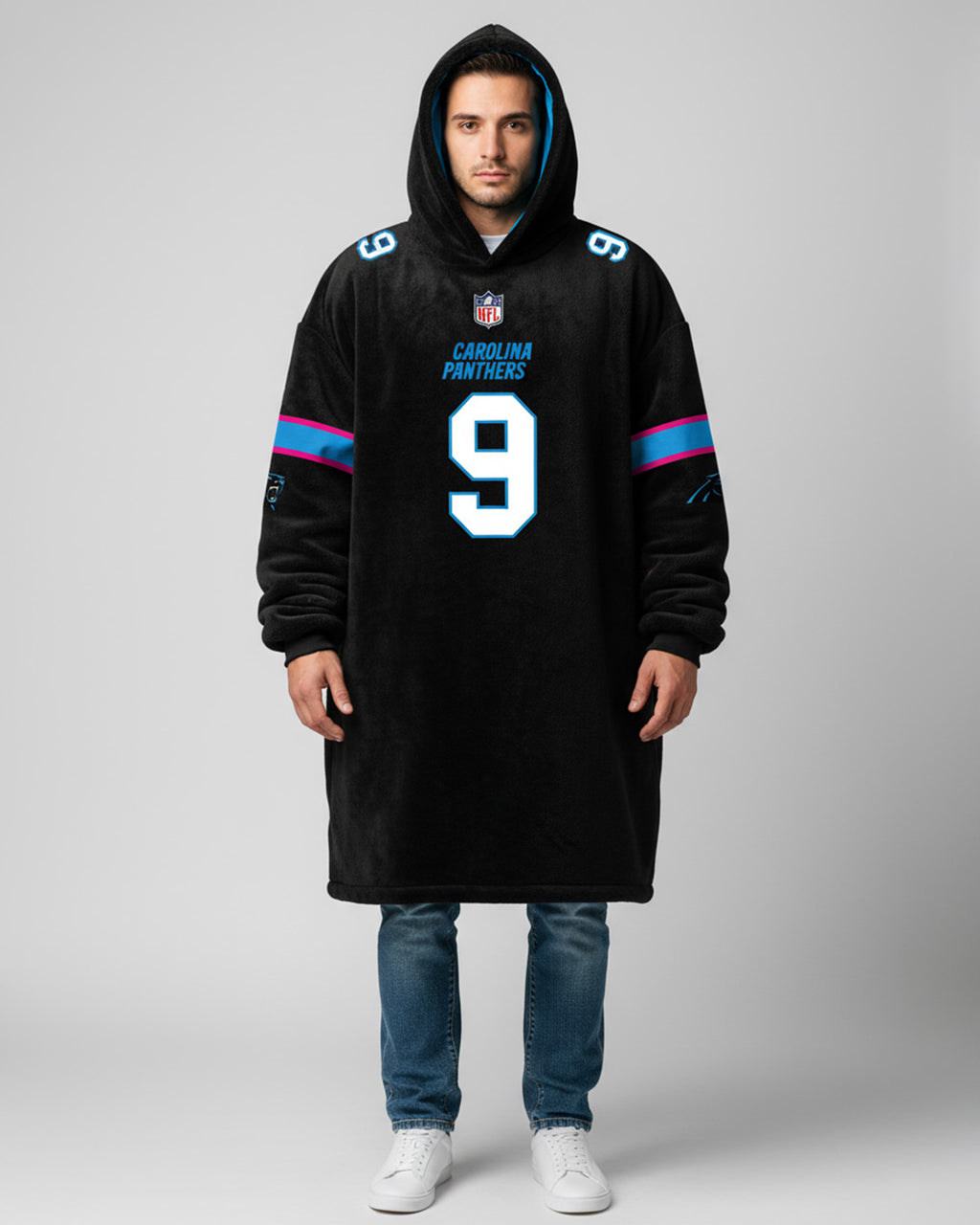 Sudaderota NFL Carolina Panthers PERSONALIZADA