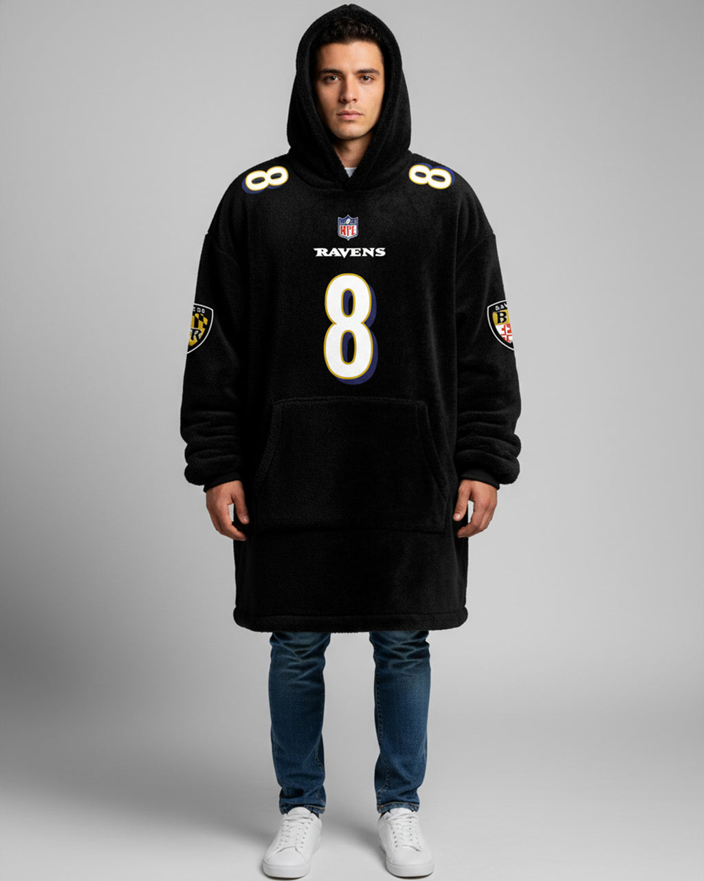 Sudaderota NFL Baltimore Ravens PERSONALIZADA