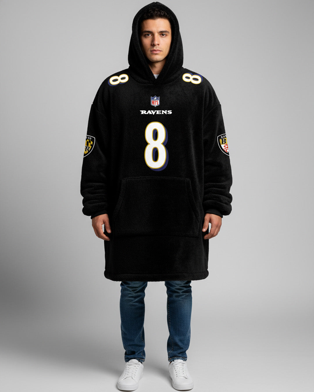 Sudaderota NFL Baltimore Ravens PERSONALIZADA