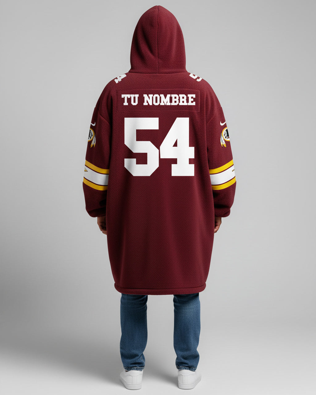 Sudaderota NFL Washington Redskins PERSONALIZADA