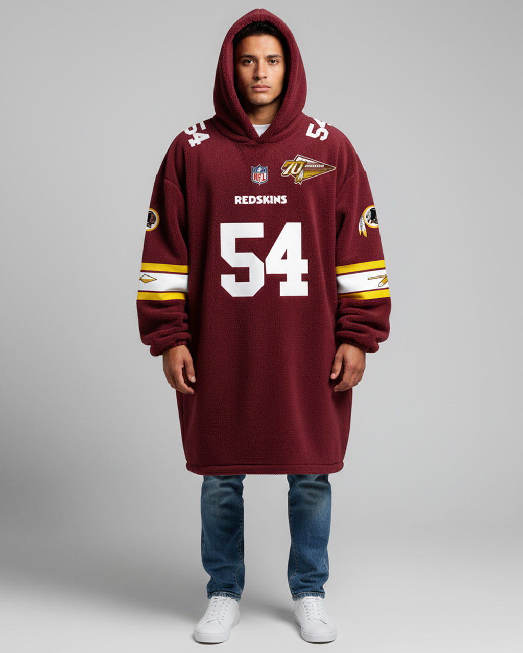 Sudaderota NFL Washington Redskins PERSONALIZADA