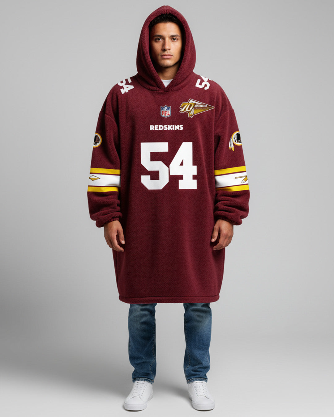 Sudaderota NFL Washington Redskins PERSONALIZADA