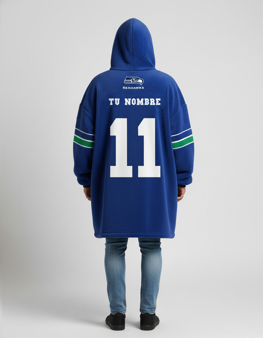 Sudaderota NFL Seattle Seahawks PERSONALIZADA