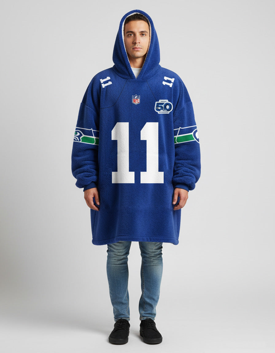 Sudaderota NFL Seattle Seahawks PERSONALIZADA
