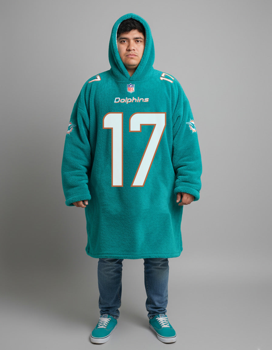 Sudaderota NFL Miami Dolphins PERSONALIZADA