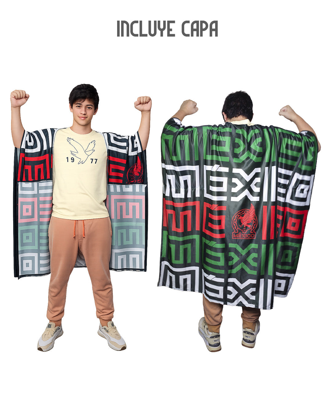 Kit Mundialista (Beisbolera + Playera + Capa + Llavero + Morral)